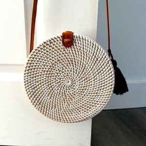 Straw Crossbody Bag
